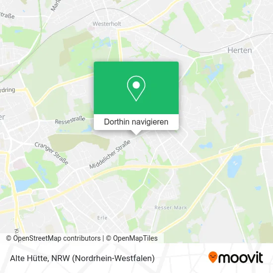Alte Hütte Karte