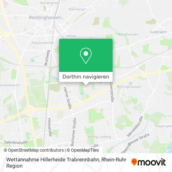 Wettannahme Hillerheide Trabrennbahn Karte