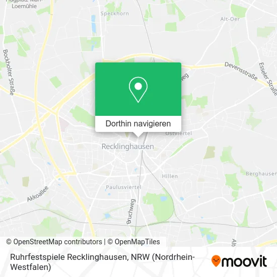 Ruhrfestspiele Recklinghausen Karte