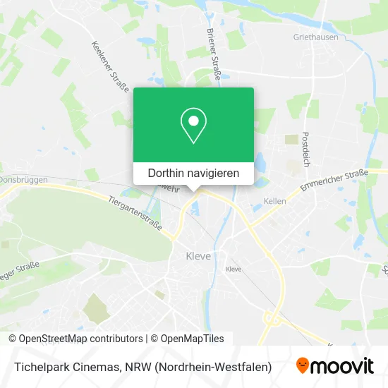 Tichelpark Cinemas Karte