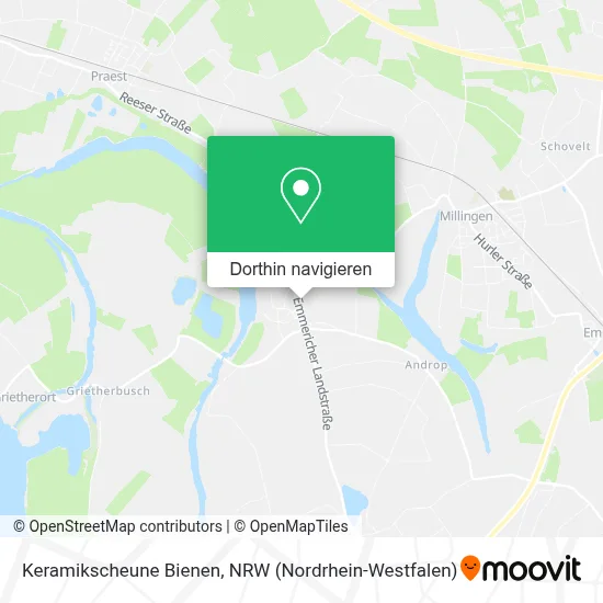 Keramikscheune Bienen Karte