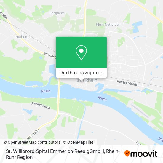 St. Willibrord-Spital Emmerich-Rees gGmbH Karte