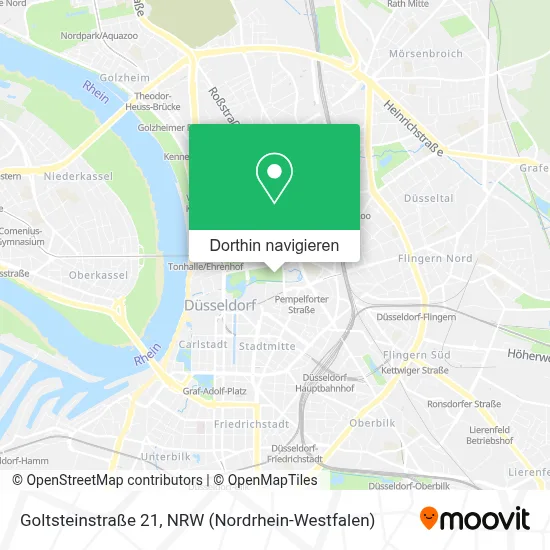 Goltsteinstraße 21 Karte