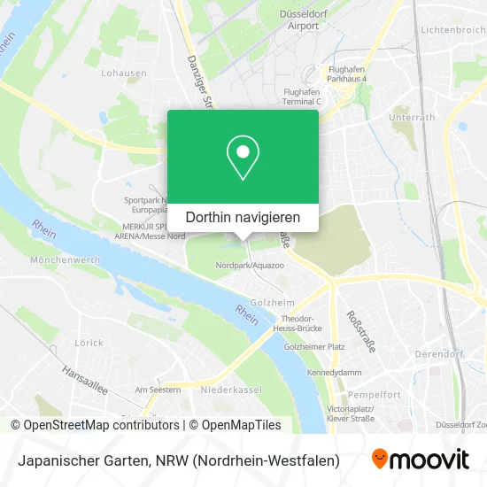 Japanischer Garten Karte