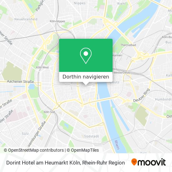 Dorint Hotel am Heumarkt Köln Karte