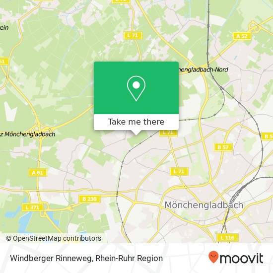 Windberger Rinneweg Karte