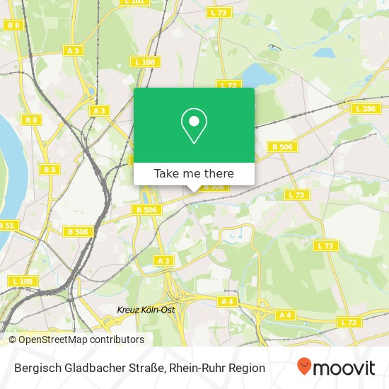 Bergisch Gladbacher Straße Karte