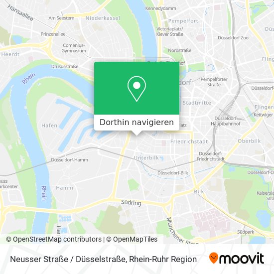 Neusser Straße / Düsselstraße Karte