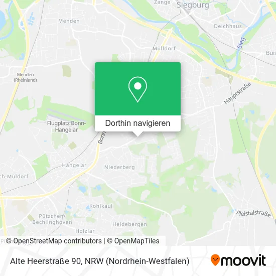 Alte Heerstraße 90 Karte