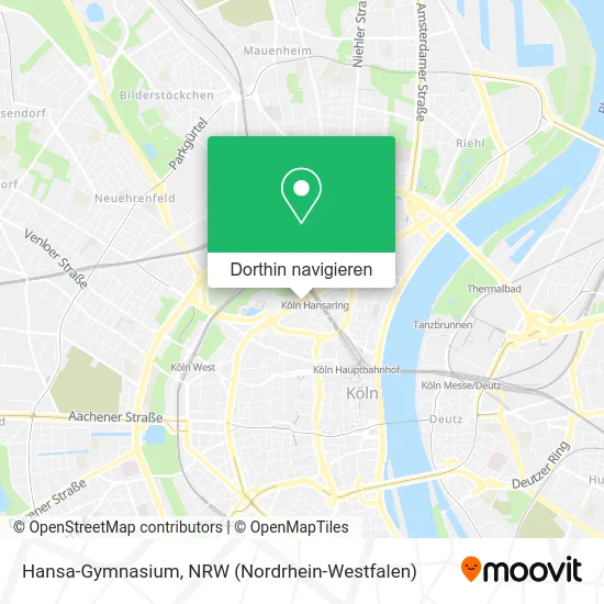 Hansa-Gymnasium Karte