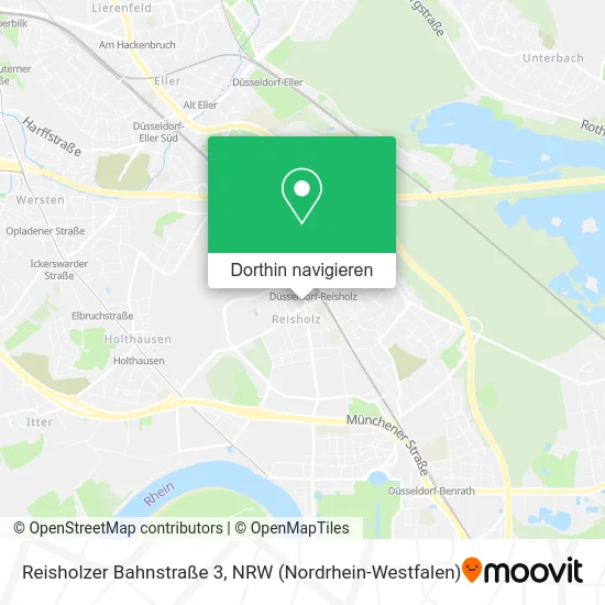 Reisholzer Bahnstraße 3 Karte