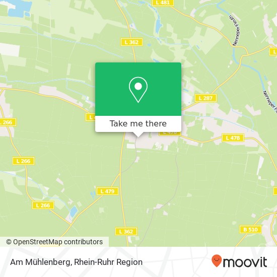 Am Mühlenberg Karte