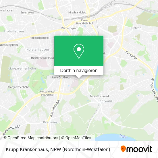 Krupp Krankenhaus Karte