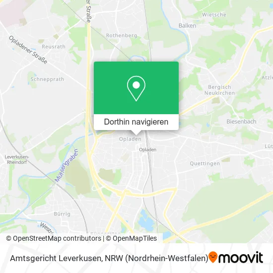 Amtsgericht Leverkusen Karte