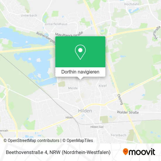 Beethovenstraße 4 Karte