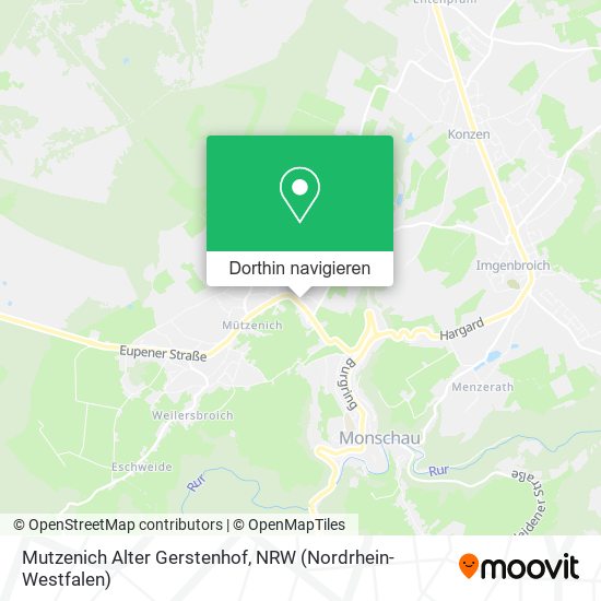 Mutzenich Alter Gerstenhof Karte