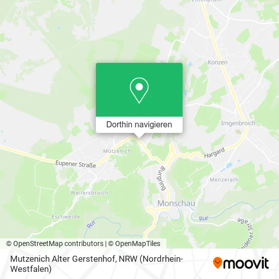 Mutzenich Alter Gerstenhof Karte
