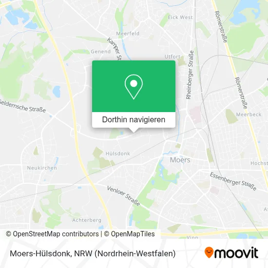 Moers-Hülsdonk Karte