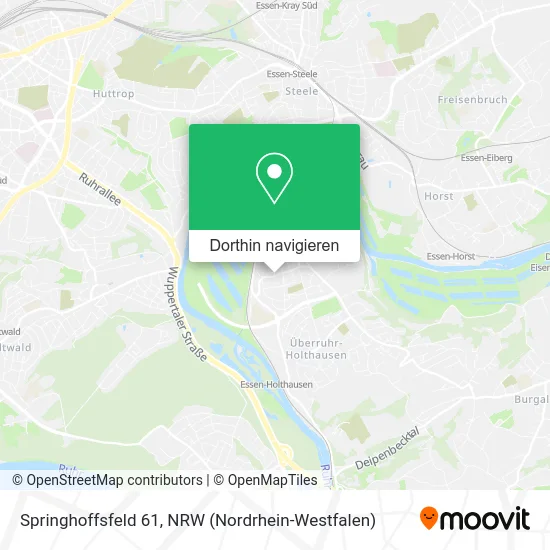 Springhoffsfeld 61 Karte