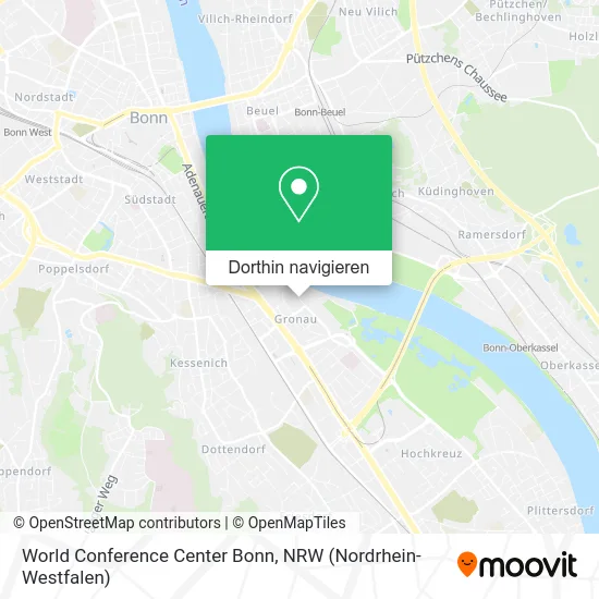 World Conference Center Bonn Karte