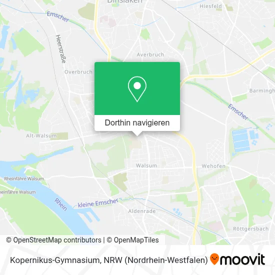 Kopernikus-Gymnasium Karte