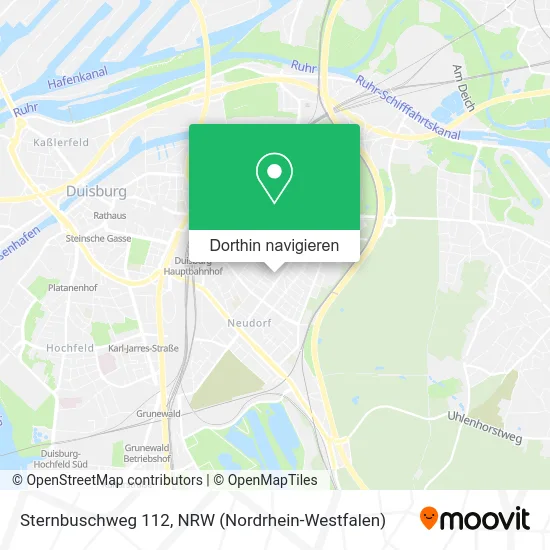 Sternbuschweg 112 Karte