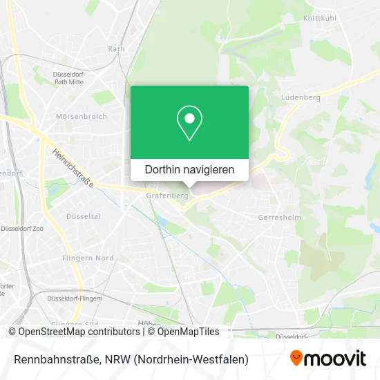 Rennbahnstraße Karte