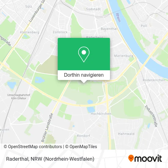 Raderthal Karte