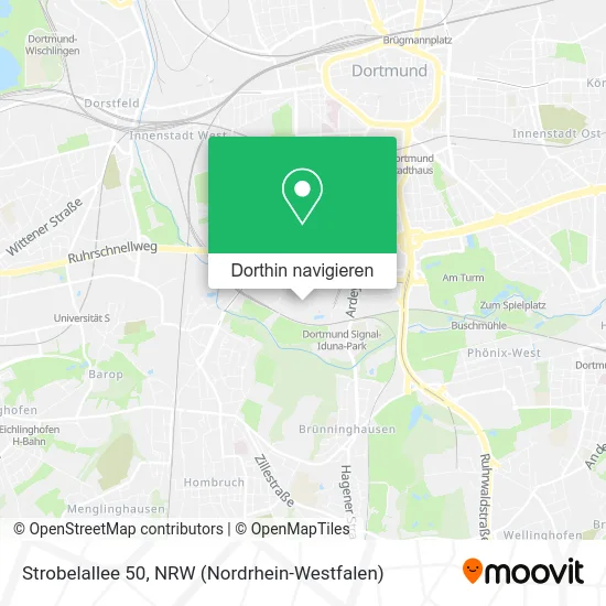 Strobelallee 50 Karte