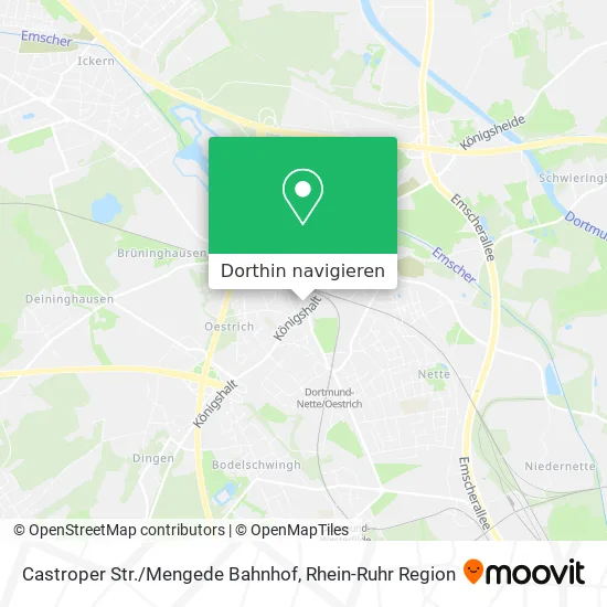 Castroper Str./Mengede Bahnhof Karte