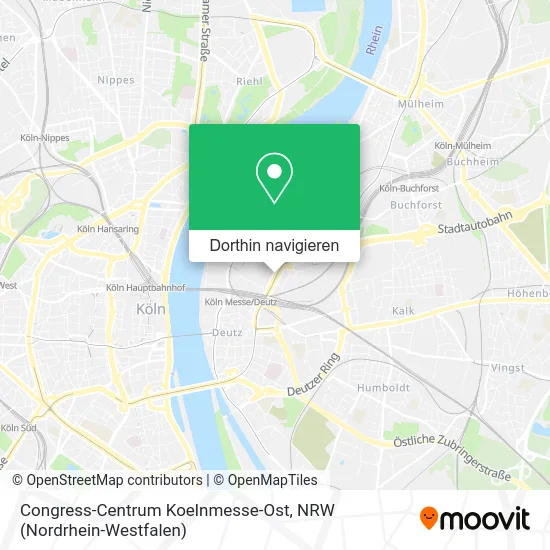 Congress-Centrum Koelnmesse-Ost Karte