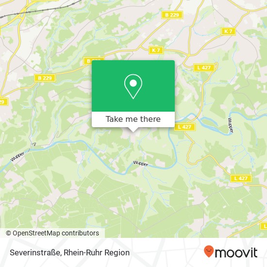 Severinstraße Karte
