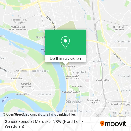 Generalkonsulat Marokko Karte