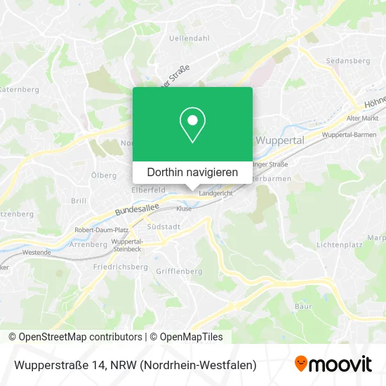 Wupperstraße 14 Karte