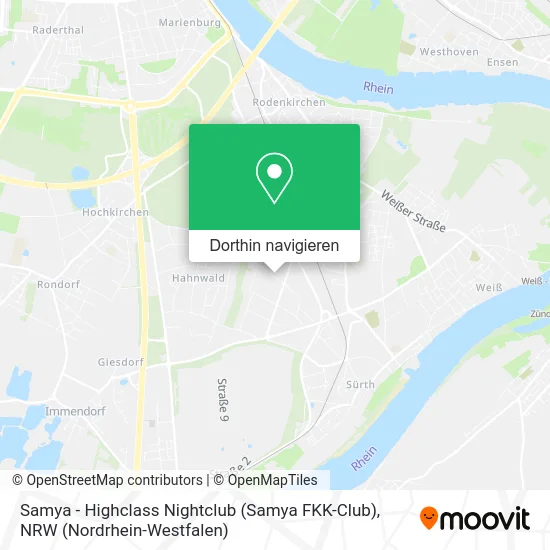 Samya - Highclass Nightclub (Samya FKK-Club) Karte