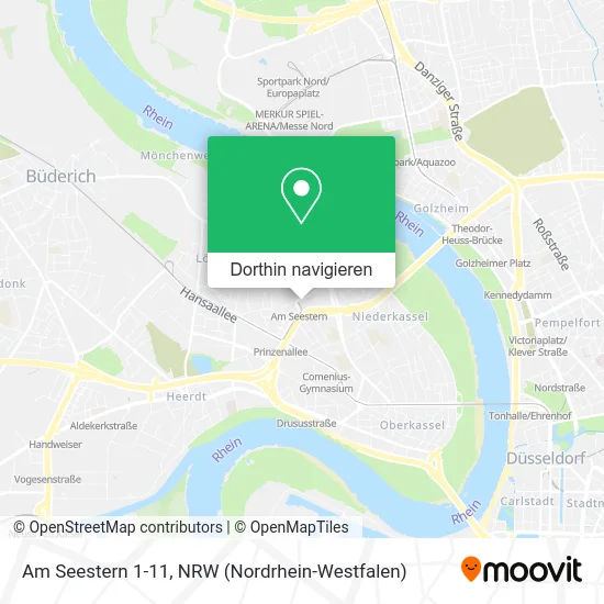 Am Seestern 1-11 Karte