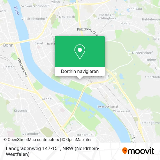 Landgrabenweg 147-151 Karte