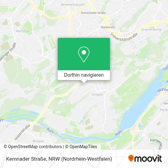 Kemnader Straße Karte