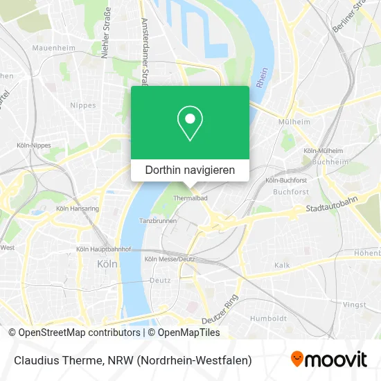 Claudius Therme Karte