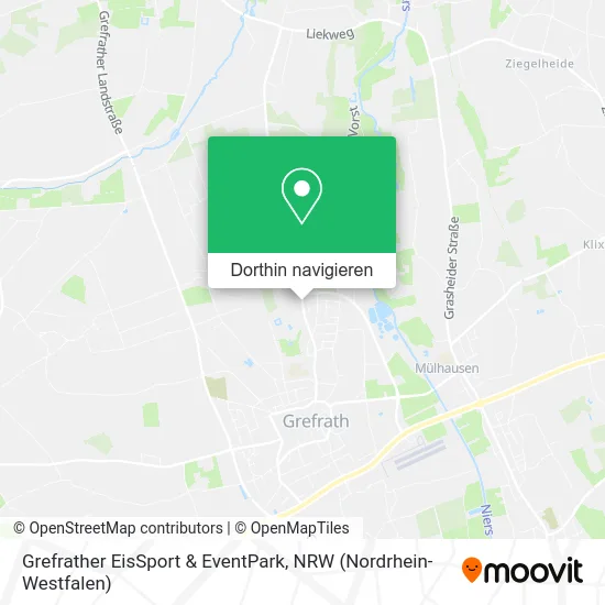 Grefrather EisSport & EventPark Karte