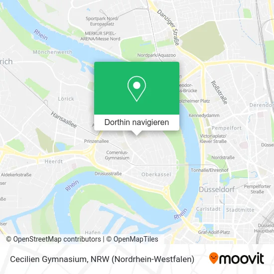 Cecilien Gymnasium Karte