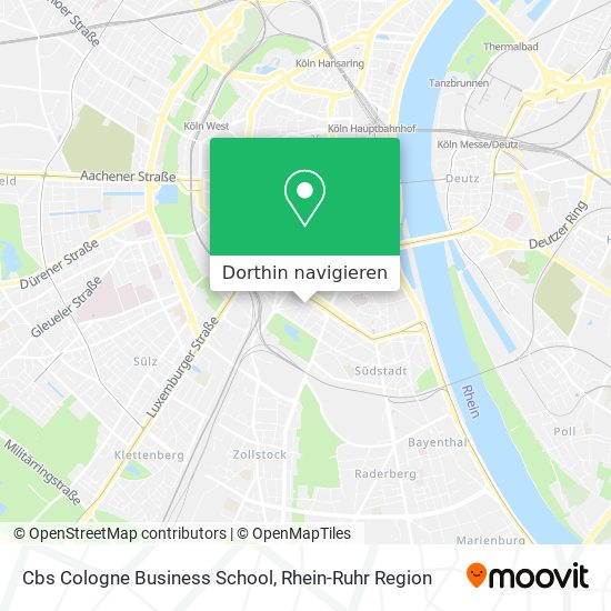 Cbs Cologne Business School Karte