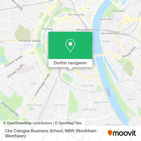 Cbs Cologne Business School Karte