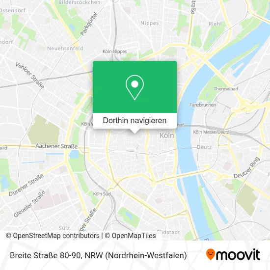 Breite Straße 80-90 Karte