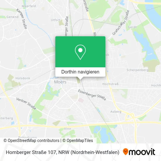 Homberger Straße 107 Karte