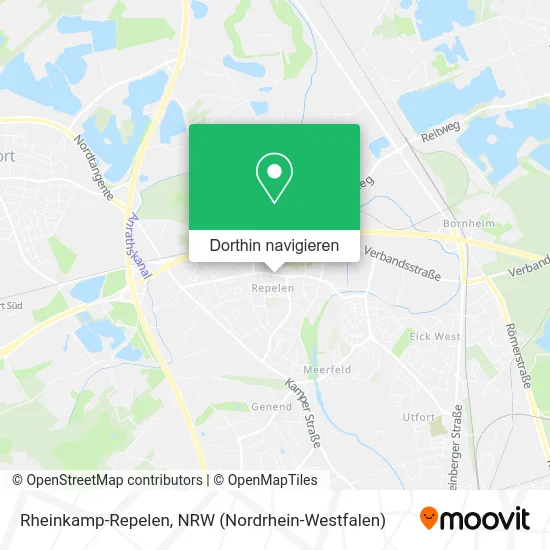 Rheinkamp-Repelen Karte