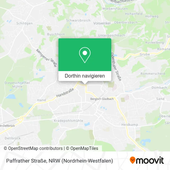 Paffrather Straße Karte