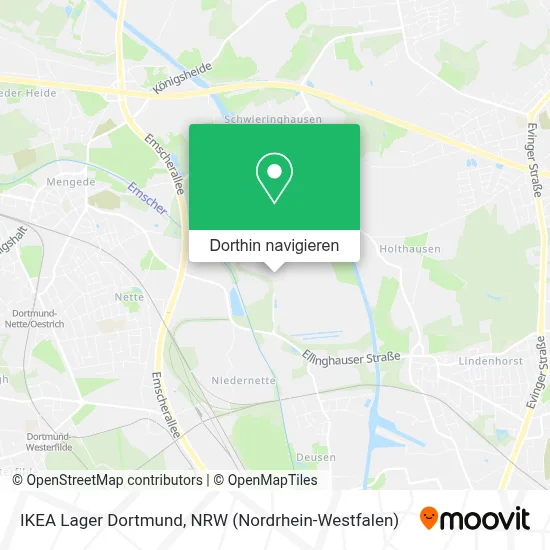 IKEA Lager Dortmund Karte