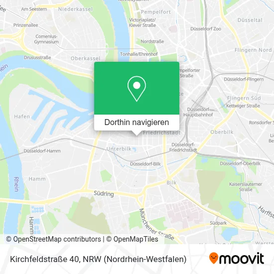 Kirchfeldstraße 40 Karte