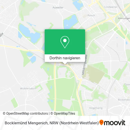 Bocklemünd Mengenich Karte